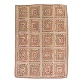 19th Century 18th Century Zabihi Collection French Aubusson - 5'6" x 7'4" For Sale
