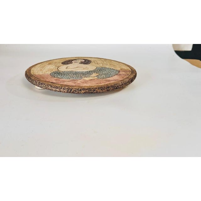 Gold Ceramic Table Centerpiece by Perret, Saint-Paul, 1970s For Sale - Image 8 of 11