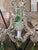 Vintage Mid Century Bagues Style Petite Chandelier For Sale - Image 4 of 11