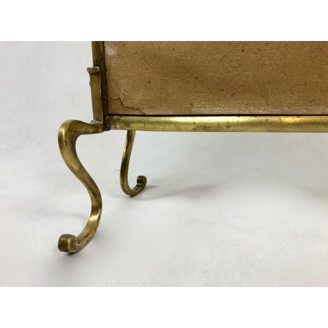 Louis XVI Style Table Mirror in Brass For Sale - Image 4 of 17