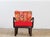 No. 903 and 904 Armchairs in Printed Upholstery by Josef Frank and Wool Upholstery from Kvadrat, 1930s, Set of 2 For Sale - Image 4 of 5