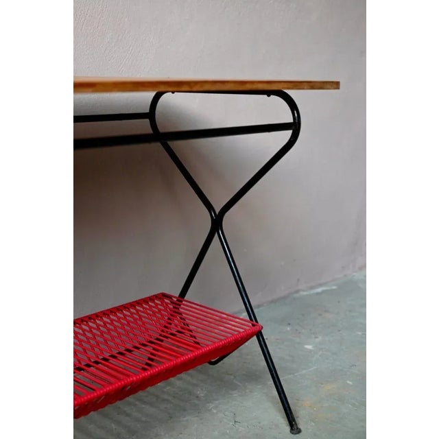 Mid-Century Record Stand, France, 1950s For Sale - Image 14 of 16