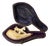 Antique Meerschaum Pipe, Carved Horses, with Original Case For Sale