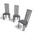 Postmodern Metal Chairs, 1980s, Set of 4 For Sale - Image 4 of 13