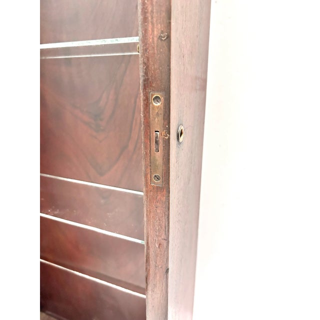 Antique Oak Tabletop Curio Cabinet With Glass Shelves For Sale - Image 11 of 12