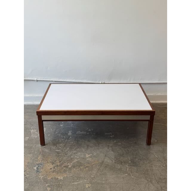 1970's Walnut, Laminate & Chrome Coffee Table For Sale - Image 10 of 12