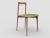Not Yet Made - Made To Order Modern Linea 631 Grey Chair in Green Leather and Wood by Collector Studio For Sale - Image 5 of 5