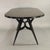 Black Table with Oval Glass Top, 1950s For Sale - Image 4 of 8