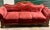 Mid 20th Century Red Vintage Federal Style Eagle Sofa For Sale - Image 5 of 10