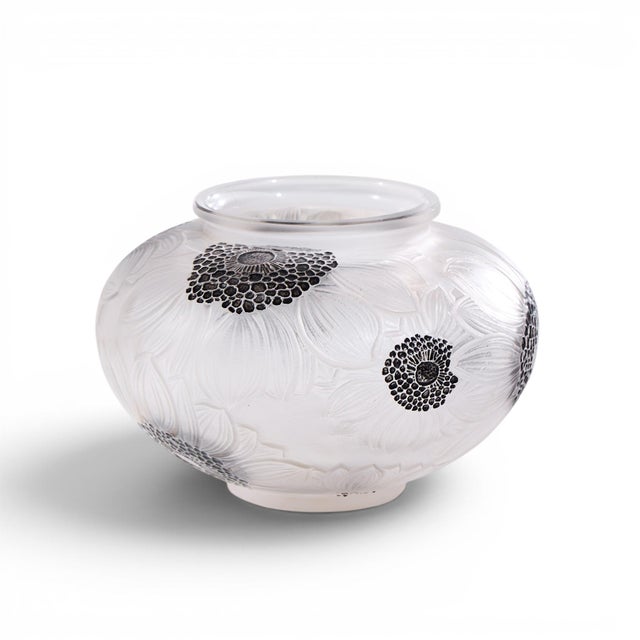 Early 20th Century René Lalique 1923 Signed Dahlias Vase For Sale - Image 5 of 8