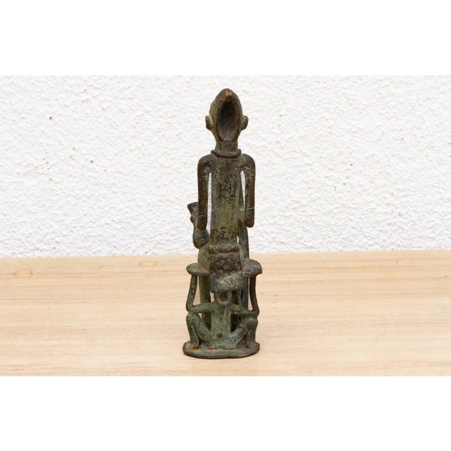 Authentic Antique Dogon Bronze Figure For Sale In Los Angeles - Image 6 of 9