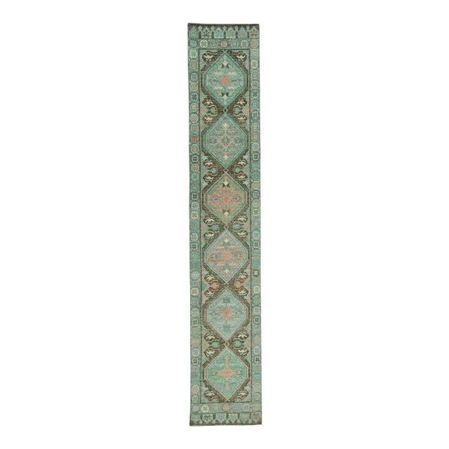 Turkish Oushak Rug 2'10" x 15'5" #20021 For Sale