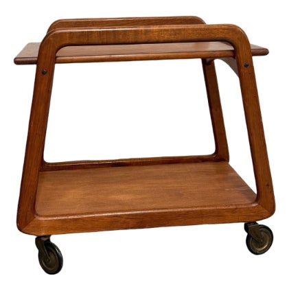 Mid-Century Drinks Trolley from Sika Møbler, 1950s For Sale