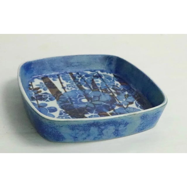 1960s Modernist Nils Thorsson for Royal Copenhagen Fajance Bowl For Sale - Image 5 of 6