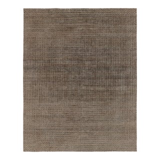Contemporary Textural Rug in Brown Hues, by Rug & Kilim, India For Sale