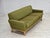 Green 3-Seater Danish Sofa in Green Furniture Wool and Oak Wood, 1970s For Sale - Image 8 of 18