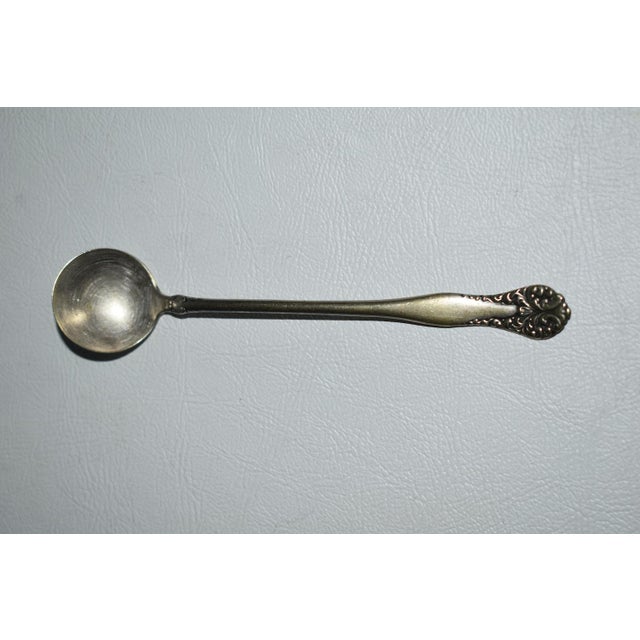 Antique English Hallmarked Silver Serving Ladel/Spoon For Sale - Image 4 of 11