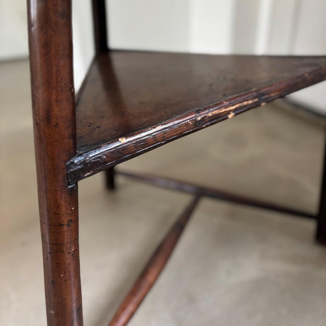 Antique Wooden Tripod Side Table, Late 18th Century For Sale - Image 11 of 13