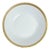 White & Gold 26cm Salad Bowl from Stella Fatucchi Art Porcelain For Sale