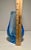 1970s Vintage Murano Goccia Teardrop Art Glass Vase Blue Sommerso Italian 7.75” For Sale - Image 5 of 6