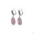 These estate earrings from our contemporary estate collection centers on a 2.04-carat diamond in an old European cut, an...
