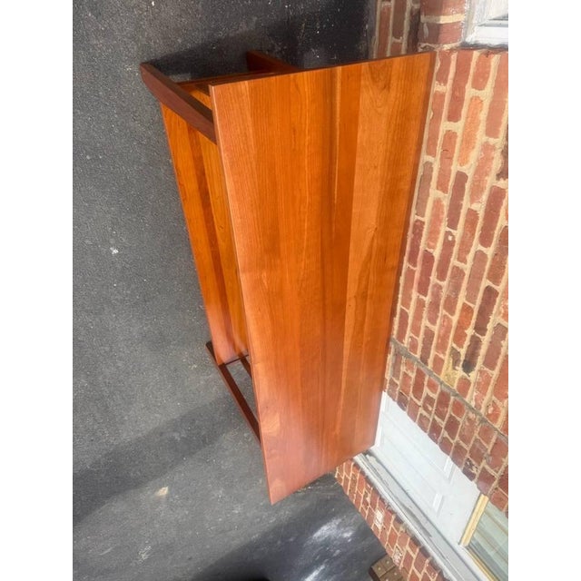 Late 20th Century Late 20th Century Ethan Allen American Impressions Art & Craft Mission Style Cherry Sofa Hall Table. Console Table For Sale - Image 5 of 17