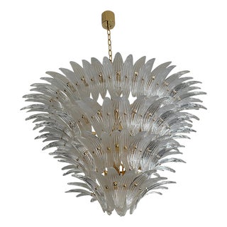 Sputnik Murano Style Glass Palm Chandelier by Simoeng For Sale