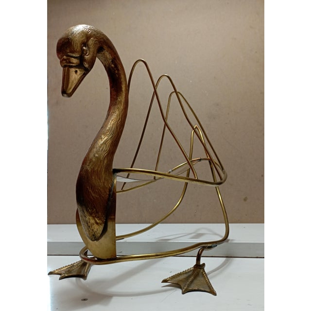 Swan Magazine Holder from Maison Jansen For Sale - Image 14 of 18