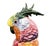 Late 20th Century Pair of Italian Chelsea House Vintage Hand-Painted Ceramic Cockatoo Parrot Figures – Hollywood Regency / Tropical Revival For Sale - Image 5 of 12
