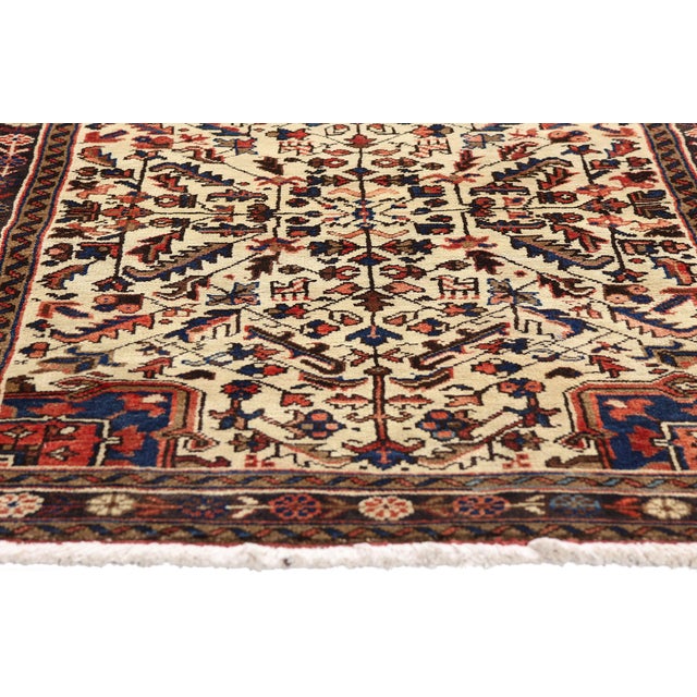 Vintage Persian Heriz Rug, 02'11 X 04'04 For Sale - Image 4 of 10