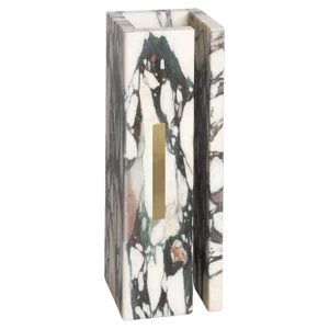 03C Calcatta Viola Marble Lamp by Marie Jeunet