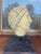 1970s Textured Vintage Papier-Mâché Head Sculpture With Hand-Painted Detailing on Custom Stand.. For Sale - Image 5 of 9