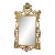 Antique Wood Gold Leaf Mirror For Sale