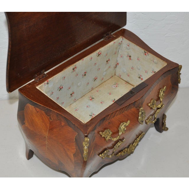 Miniature French Bombay Jewelry Chest Chairish