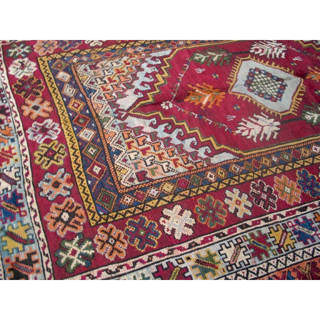 Traditional Moroccan Wool Rug 9'6" x 6'7" Chairish