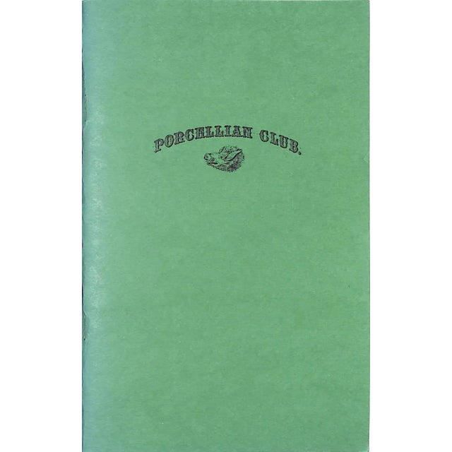 Harvard Porcellian Club 1991 Directory For Sale
