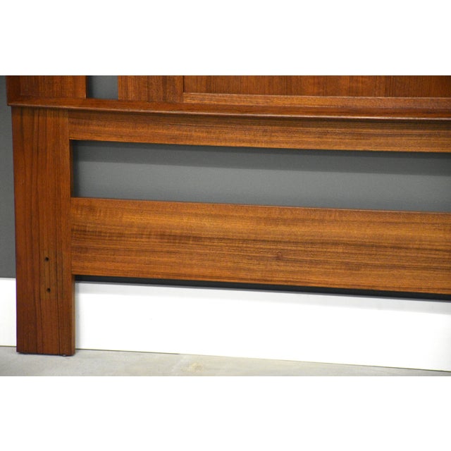 Mid-Century Modern 1960s Teak King Headboard by Falster For Sale - Image 3 of 6