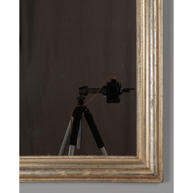 Early 20th Century French Louis Philippe Style Gilded Mirror 24.75"w X 34.25h For Sale - Image 5 of 6