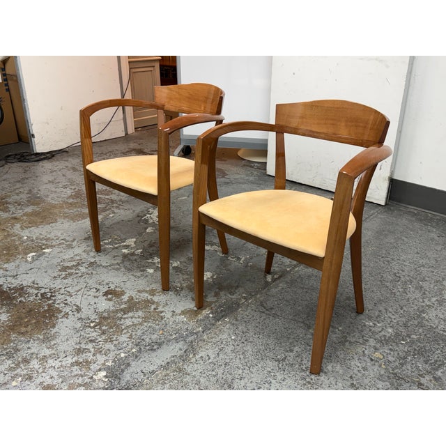 Design Plus Gallery presents a Pair of Armchairs from Potocco SPA. The chairs show the brand’s sculptural approach through...