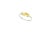 Metal Monochrome Yellow Gemstone 14k Ring, Size 5 For Sale - Image 7 of 7