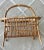 Mid 20th-Century Albini-Inspired Rattan & Bamboo Media Holder For Sale - Image 12 of 12