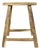 Vintage Rustic Stool in Elm For Sale