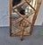 1940's Hollywood Regency Heavy Gilt Iron Faux Bamboo Wall Mirror Candle Accent For Sale - Image 11 of 12