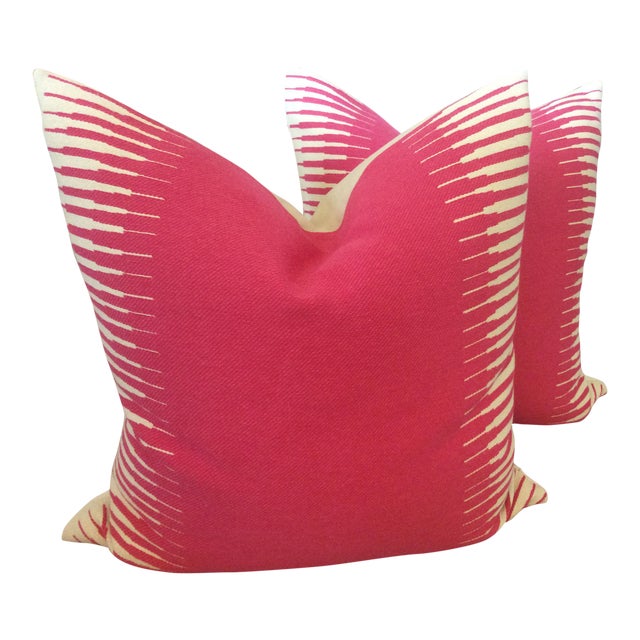 Manuel Canovas Kazan in Rose Indien Down Filled 24" Pillow - Single For Sale - Image 4 of 6