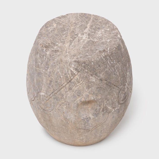 Contemporary Chinese Qing Stone Prosperity Drum, C. 1800 For Sale - Image 3 of 5