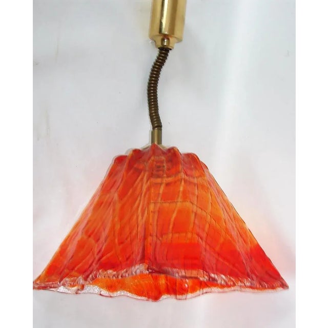 Glass Pendant Lamp, 1970s For Sale - Image 4 of 7