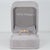 1.1Ct Imperial Topaz Ring With Natural Diamond Accents: Solid 14k Gold, 10x5mm, Size 6.75 For Sale - Image 4 of 9