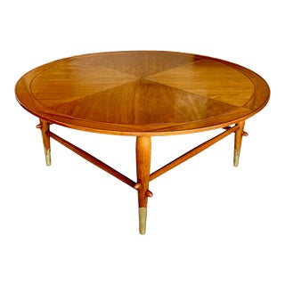 1950s Danish Modern Walnut “Copenhagen” Coffee Table by Lane For Sale