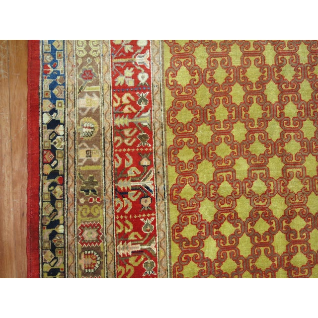 Late 20th Century Zabihi Collection Mid Century Samarkand East Turkestan Rug - 4'4" x 9'1" For Sale - Image 12 of 18