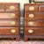 Neoclassical 1950s Pair of Solid Cherry Bachelor Chests 30”w | Nightstands | Bedside Tables For Sale - Image 3 of 10